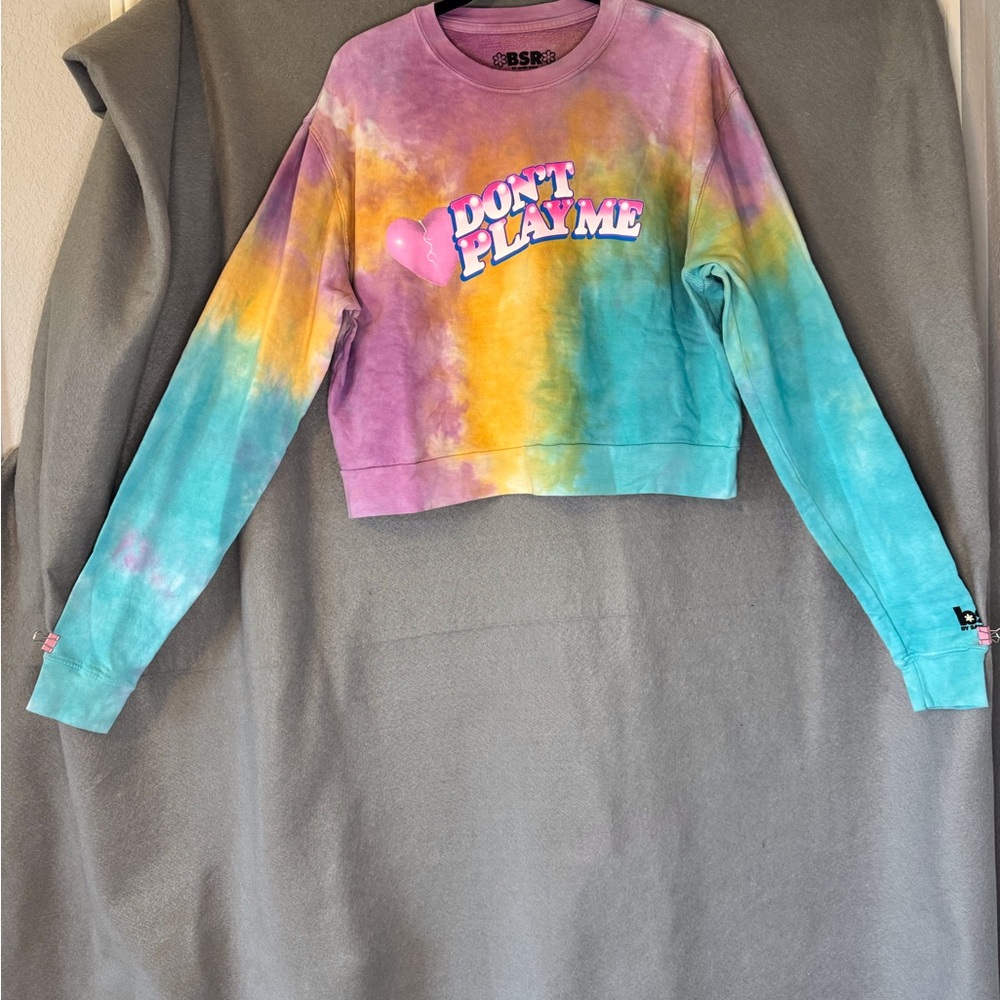 Colorful Tie-Dye Sweatshirt BSR by Samii Ryan. NWOT
